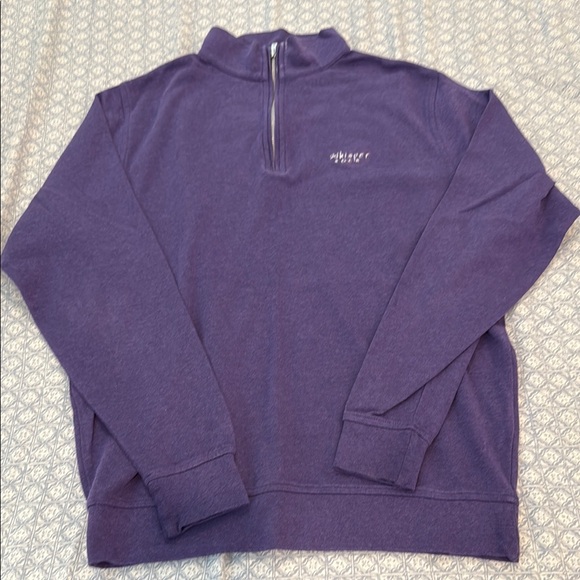 Peter Millar Purple Zip Up Sweater Whisper Rock - Picture 1 of 3